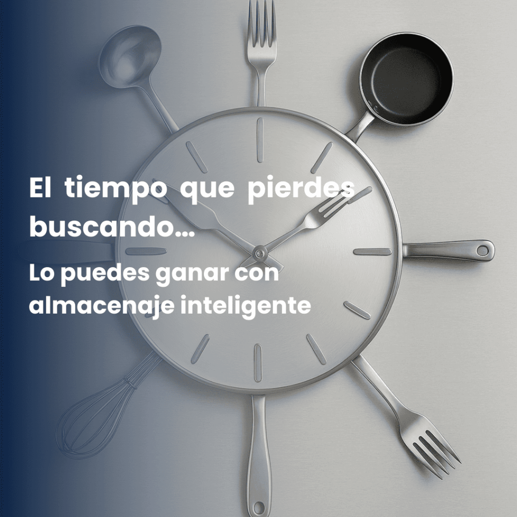 Almacenaje en cocinas profesionales